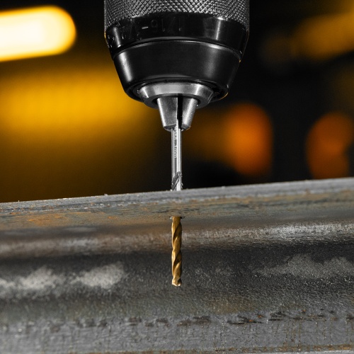 Набор сверл по металлу, 2-8мм, Р6М5К8-TiN, Golden Tip, 6 шт Denzel купить в Москве с доставкой по всей России | ProtosMarket.ru