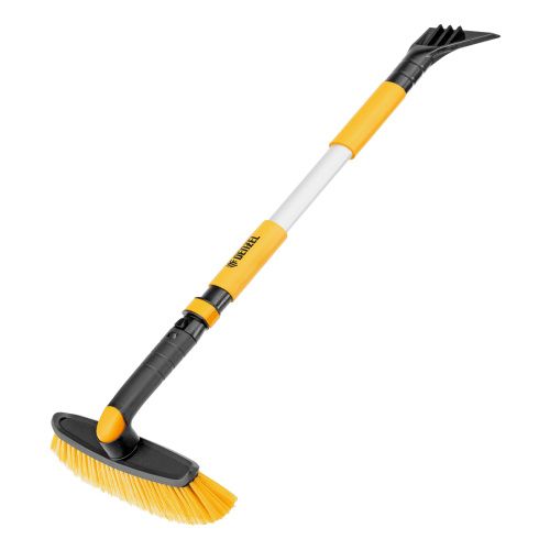 Щетка-сметка со скребком, телескоп, поворотная голова, 750-1120 мм Denzel купить в Москве с доставкой по всей России | ProtosMarket.ru