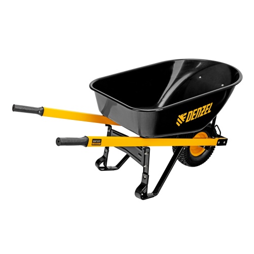 Тачка строительная, усиленная, объем 140 л, 230 кг, колесо 15х6.00-6 Denzel купить в Москве с доставкой по всей России | ProtosMarket.ru