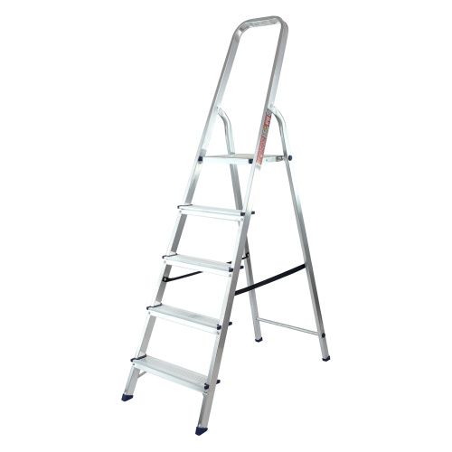 Стремянка усиленная, 5 ступеней, алюминиевая, MTX купить в Москве с доставкой по всей России | ProtosMarket.ru