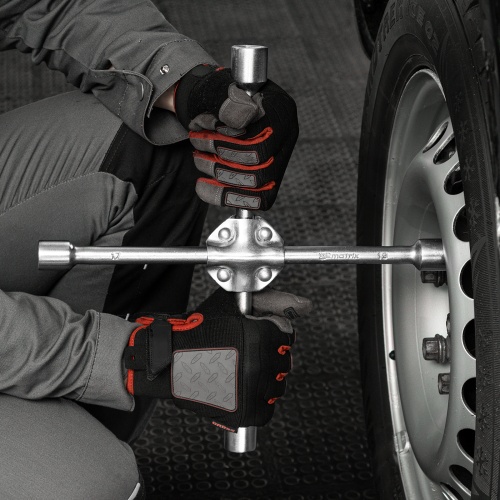 Ключ-крест баллонный, 17 х 19 х 21 х 22 мм, усиленный, толщина 16 мм Matrix Professional купить в Москве с доставкой по всей России | ProtosMarket.ru