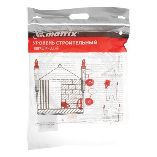 Гидроуровень,удлиненная колба, рельефная градуировка, 5м Matrix купить в Москве с доставкой по всей России | ProtosMarket.ru