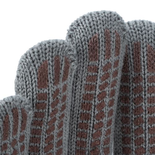 Перчатки трикотажные, акрил, ПВХ гель, "Протектор", серая туча, оверлок Сибртех купить в Москве с доставкой по всей России | ProtosMarket.ru