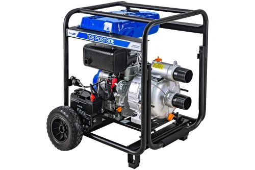 Мотопомпа дизельная TSS PDST80E (с электростартом, АКБ) по ценам производителя в Москве с доставкой по всей России