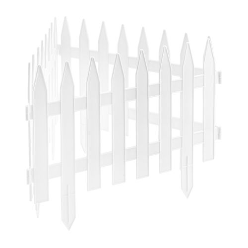 Забор декоративный 36х300 см, белый, Palisad купить в Москве с доставкой по всей России | ProtosMarket.ru