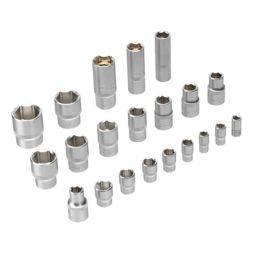 Набор инструментов, 1/2", 1/4", CrV, S2, пластиковый кейс, 64 предмета Denzel купить в Москве с доставкой по всей России | ProtosMarket.ru