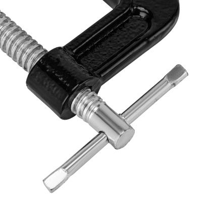 Струбцина G-образная, 75 мм Sparta купить в Москве с доставкой по всей России | ProtosMarket.ru