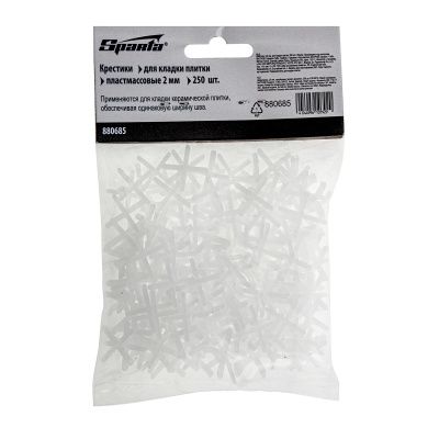 Крестики, 2.0 мм, для кладки плитки, 250 шт Sparta купить в Москве с доставкой по всей России | ProtosMarket.ru