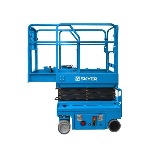 Самоходный ножничный подъемник SKYER PL0724 с выдвижной платформой (узкая база) купить в Москве с доставкой по всей России | ProtosMarket.ru