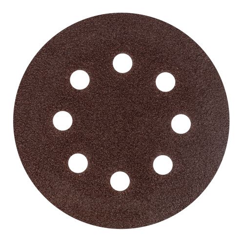 Круг абразивный на ворсовой подложке под "липучку", перфорированный, P 40, 125 мм, 5 шт Сибртех купить в Москве с доставкой по всей России | ProtosMarket.ru