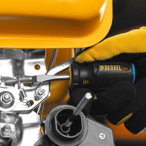 Отвертка, SL6x38 мм, S2, 3к рукоятка Denzel купить в Москве с доставкой по всей России | ProtosMarket.ru