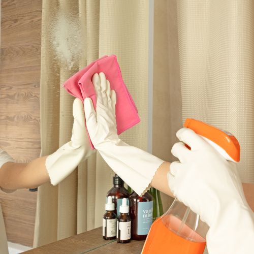 Салфетка из микрофибры для оптики, стекол и зеркал, 350 x 300 мм, коралловая, Home Palisad купить в Москве с доставкой по всей России | ProtosMarket.ru