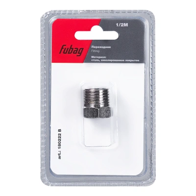 FUBAG Переходник 1/2 дюйма M заглушка, блистер 1 шт