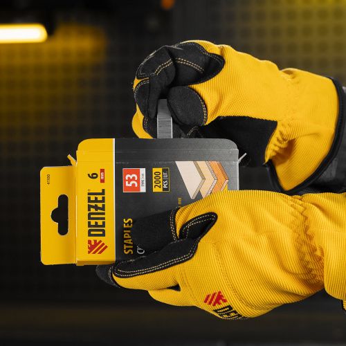 Скобы, 6 мм, для мебельного степлера, тип 53, 2000 шт. Denzel купить в Москве с доставкой по всей России | ProtosMarket.ru