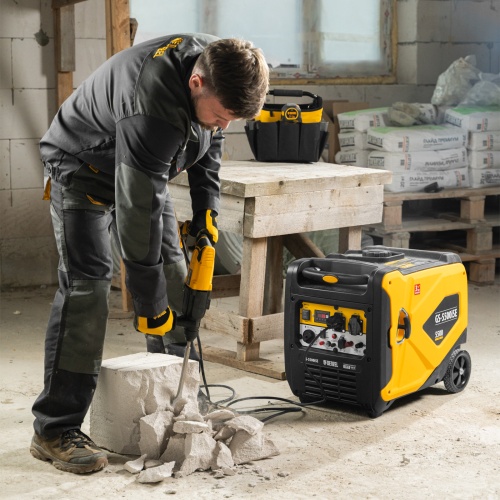 Генератор инверторный GS-5500iSE, 5,5 кВт, 230 В, закрытый корпус,электростартер Denzel купить в Москве с доставкой по всей России | ProtosMarket.ru