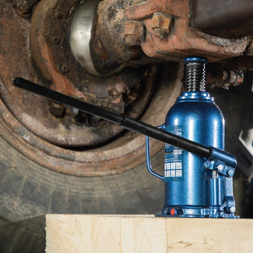 Домкрат гидравлический бутылочный, 20 т, h подъема 235-445 мм Stels купить в Москве с доставкой по всей России | ProtosMarket.ru