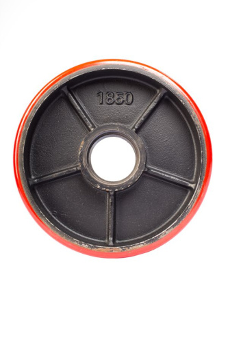 Колесо полиуретановое 180х50 мм без подшипника для тележек гидравлических BF/DF-III/RHP/AC/DF/CW2 купить в Москве с доставкой по всей России | ProtosMarket.ru