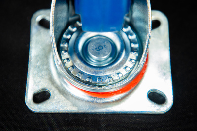 Колесо поворотное резина SRCLb 42 100 мм с тормозом (F) купить в Москве с доставкой по всей России | ProtosMarket.ru