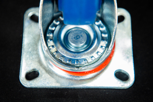 Колесо поворотное резина SRCLb 42 100 мм с тормозом (F) купить в Москве с доставкой по всей России | ProtosMarket.ru