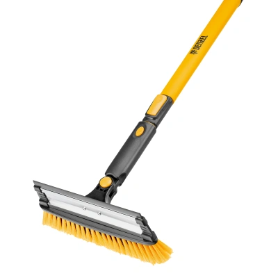 Щетка-сметка для снега со скребком, телескоп, поворотная голова, водосгон, 900-1200 мм Denzel купить в Москве с доставкой по всей России | ProtosMarket.ru