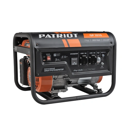 Генератор бензиновый PATRIOT GP 3510 купить в Москве с доставкой по всей России | ProtosMarket.ru