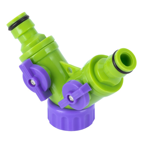 Разветвитель двухканальный, регулируемый, со штуцерами Palisad купить в Москве с доставкой по всей России | ProtosMarket.ru