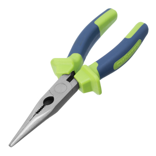 Длинногубцы прямые, 180 мм, двухкомпонентные рукоятки Сибртех купить в Москве с доставкой по всей России | ProtosMarket.ru