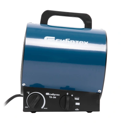 Тепловая пушка ТВ-3М (тепловентилятор), 230 В, 3 режима: вентилятор/1500 Вт /3000 Вт Сибртех купить в Москве с доставкой по всей России | ProtosMarket.ru