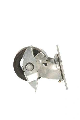 Колесо большегрузное поворотное SCdb 42 100 мм обрезиненное с тормозом (N) по ценам производителя в Москве с доставкой по всей России