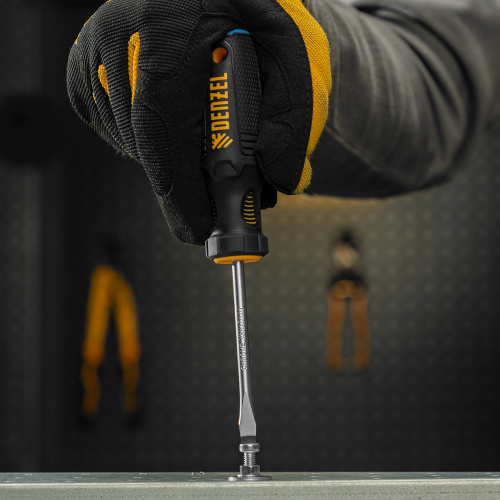 Отвертка SL5x75 мм, CrV, трехкомпонентная рукоятка Denzel купить в Москве с доставкой по всей России | ProtosMarket.ru