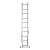 Лестница, 2 х 10 ступеней, алюминиевая, двухсекционная, Сибртех купить в Москве с доставкой по всей России | ProtosMarket.ru