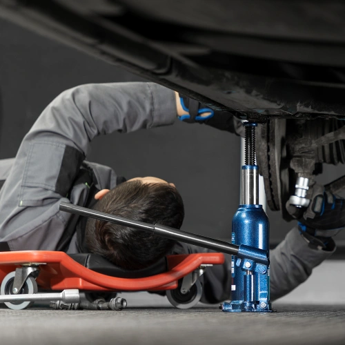 Домкрат гидравлический бутылочный, 5 т, h подъема 207-404 мм, в пластиковом кейсе Stels купить в Москве с доставкой по всей России | ProtosMarket.ru