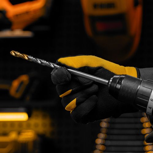 Сверло спиральное по металлу 8,5 х 165 мм, Р6М5, Golden Tip, удлиненное Denzel купить в Москве с доставкой по всей России | ProtosMarket.ru