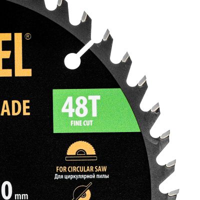 Пильный диск по дереву ф185 х 20 мм, 48 зубьев, тонкий Denzel купить в Москве с доставкой по всей России | ProtosMarket.ru