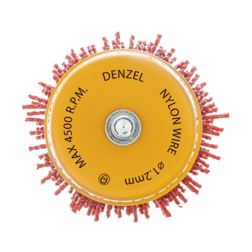 Щетка для дрели, 65 мм, Чашка, со шпилькой, нейлоновая щетина Denzel купить в Москве с доставкой по всей России | ProtosMarket.ru