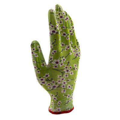 Перчатки садовые из полиэстера с нитрильным обливом, MIX цветов, M Palisad купить в Москве с доставкой по всей России | ProtosMarket.ru