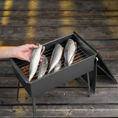 Коптильня двухъярусная 500 x 270 x 175 мм, 0.8 мм, с поддоном, на ножках, Camping Palisad купить в Москве с доставкой по всей России | ProtosMarket.ru