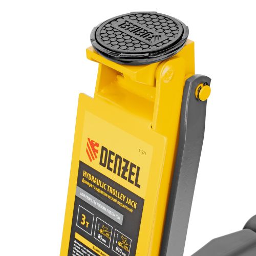 Домкрат гидравлический подкатной, 3 т, 85-610 мм, быстрый подъем, низ. подхват, проф, SUV Denzel купить в Москве с доставкой по всей России | ProtosMarket.ru