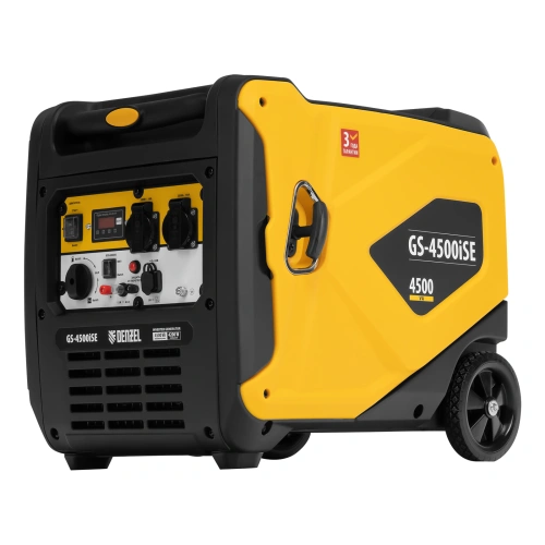Генератор инверторный GS-4500iSE, 4,5 кВт, 230 В, закрытый корпус, электростартер Denzel купить в Москве с доставкой по всей России | ProtosMarket.ru