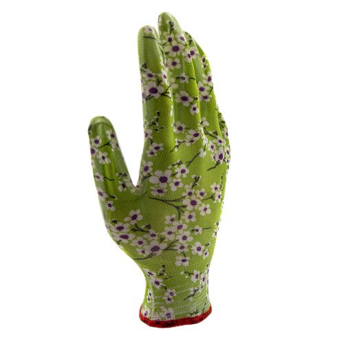 Перчатки садовые из полиэстера с нитрильным обливом, MIX цветов, M Palisad купить в Москве с доставкой по всей России | ProtosMarket.ru