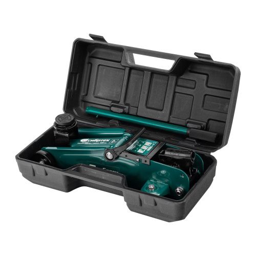 Домкрат гидравлический подкатной, 2 т, 135-320 мм, в пласт. кейсе Сибртех купить в Москве с доставкой по всей России | ProtosMarket.ru