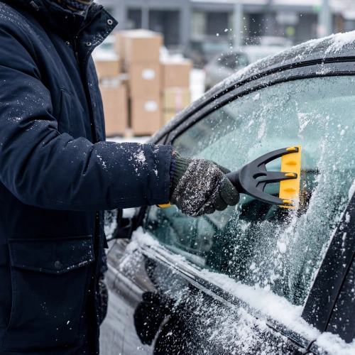 Скребок для удаления льда, мягкая рукоятка Denzel купить в Москве с доставкой по всей России | ProtosMarket.ru