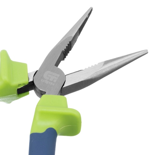 Длинногубцы прямые, 160 мм, двухкомпонентные рукоятки Сибртех купить в Москве с доставкой по всей России | ProtosMarket.ru