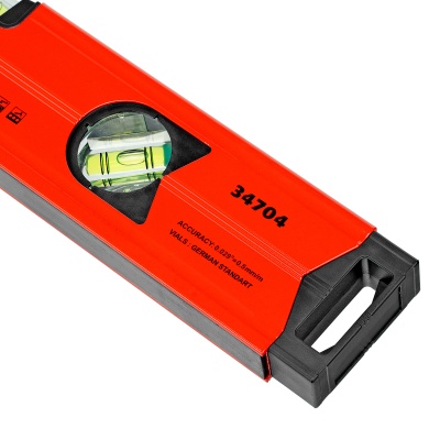 Уровень алюминиевый магнитный, 400 мм, фрезерованный, 3 глазка (1 зеркальный), усиленный Matrix купить в Москве с доставкой по всей России | ProtosMarket.ru