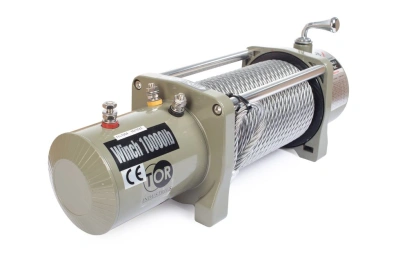 Лебедка автомобильная электрическая 4536кг  28м 12В TOR S10000 BASE