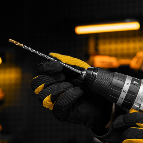 Сверло спиральное по металлу 5 х 132 мм, Р6М5, Golden Tip, удлиненное Denzel купить в Москве с доставкой по всей России | ProtosMarket.ru