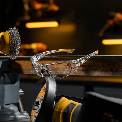 Очки защитные открытые, поликарбонатные, прозрачная линза Denzel купить в Москве с доставкой по всей России | ProtosMarket.ru