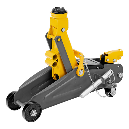 Домкрат гидравлический подкатной с фиксатором, 2 т, 130-330 мм, в кейсе Denzel купить в Москве с доставкой по всей России | ProtosMarket.ru