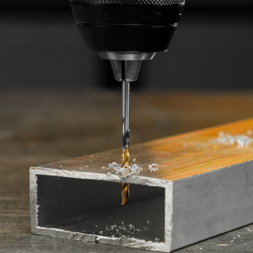 Сверло спиральное по металлу 3,2 x 65мм, Р6М5, Golden Tip, многогранная заточка, 2шт. Denzel купить в Москве с доставкой по всей России | ProtosMarket.ru