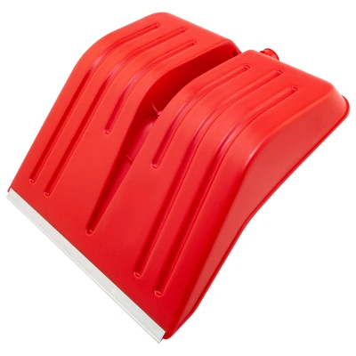 Лопата для уборки снега пластиковая, красная, 420 х 425 мм, без черенка, Сибртех купить в Москве с доставкой по всей России | ProtosMarket.ru